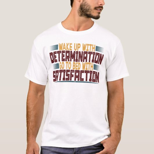 決意して目覚める Tシャツ (正面)