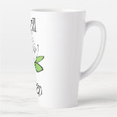 決意する蓮の花できる カフェラテマグ (右)