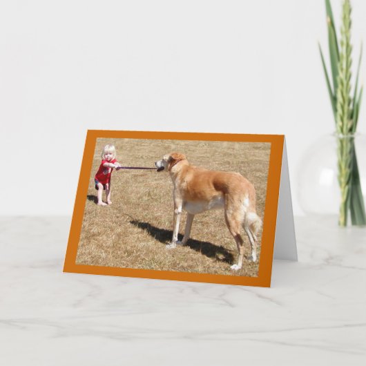 決意のグリーティングカード カード (正面)