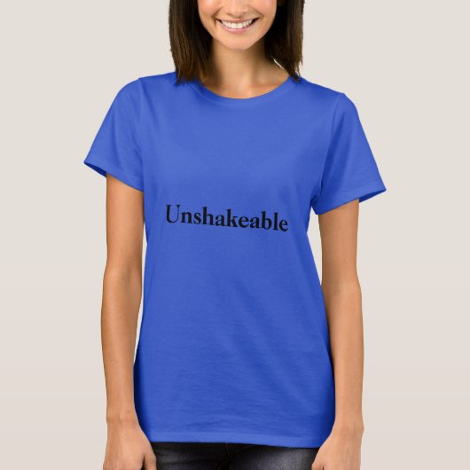 決意引用文女子Tシャツ Tシャツ (正面)