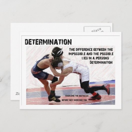 決意 ポストカード (正面/裏面)