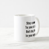 「決断にコミットし続けよう…」 トニー・ロビンズ コーヒーマグカップ (正面右)