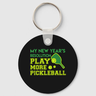 決断の演劇のPickleballの新年2018年 キーホルダー