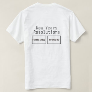 決断新年はHD 2味方しました Tシャツ