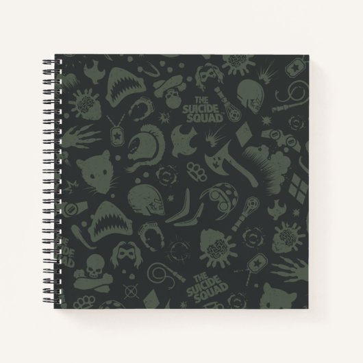 決死隊 |キャラクターアイコンのパターン ノートブック (正面)