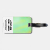 決死隊 |キラークロックの頭アイコン ラゲッジタグ (裏面横)