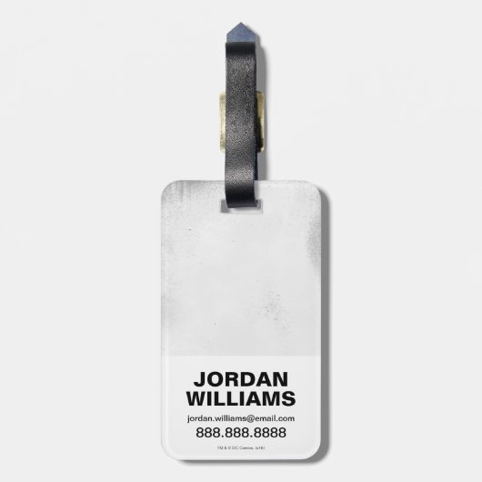 決死隊 |ジョーカースカル「オールイン」タトゥーアート ラゲッジタグ (裏面縦)