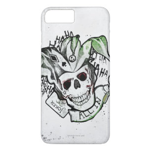 決死隊 ジョーカースカル「オールイン」タトゥーアート iPhone 8 PLUS/7 PLUSケース