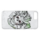 決死隊 |ジョーカースカル「オールイン」タトゥーアート Case-Mate iPhoneケース (裏面(横))