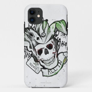 決死隊 ジョーカースカル「オールイン」タトゥーアート iPhone 11 ケース