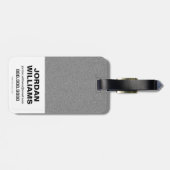 決死隊 |ジョーカースマイル ラゲッジタグ (裏面横)