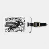 決死隊 |ジョーカータイポグラフィ写真 ラゲッジタグ (正面横)