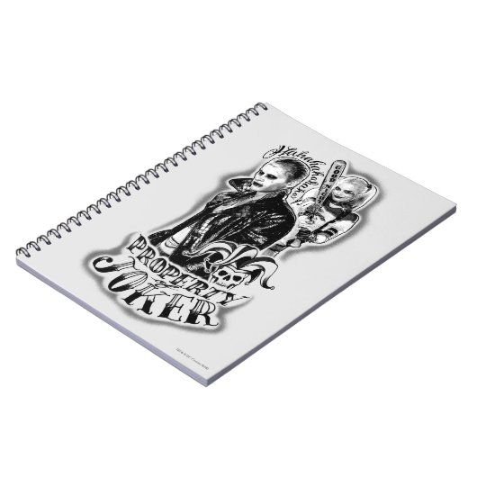 決死隊 |ジョーカー&ハーレーエアブラシタトゥー ノートブック (左側)