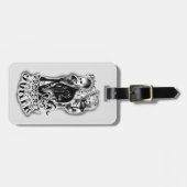 決死隊 |ジョーカー&ハーレーエアブラシタトゥー ラゲッジタグ (正面横)