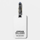 決死隊 |ジョーカー&ハーレーエアブラシタトゥー ラゲッジタグ (裏面縦)