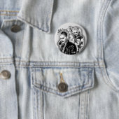 決死隊 |ジョーカー&ハーレーエアブラシタトゥー 缶バッジ (インサイチュ)