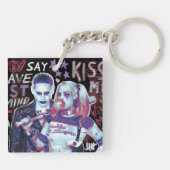 決死隊 |ジョーカー&ハーレータイポグラフィ写真 キーホルダー (裏面)