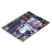 決死隊 |ジョーカー&ハーレータイポグラフィ写真 ノートブック (左側)