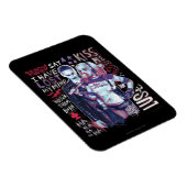 決死隊 |ジョーカー&ハーレータイポグラフィ写真 マグネット (右側)