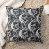 決死隊 |スカルパターン クッション (ブランケット)