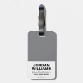 決死隊 |スクかわいらし熱狂するワッドガールズ ラゲッジタグ (裏面縦)