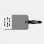 決死隊 |スクかわいらし熱狂するワッドガールズ ラゲッジタグ (裏面横)