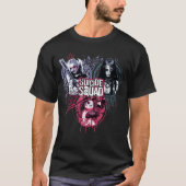 決死隊 |スクワッド・ガールズの落書きバッジ Tシャツ (正面)