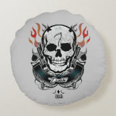 決死隊 |ディアブロスカル&フレームタトゥーアート ラウンドクッション (裏面)