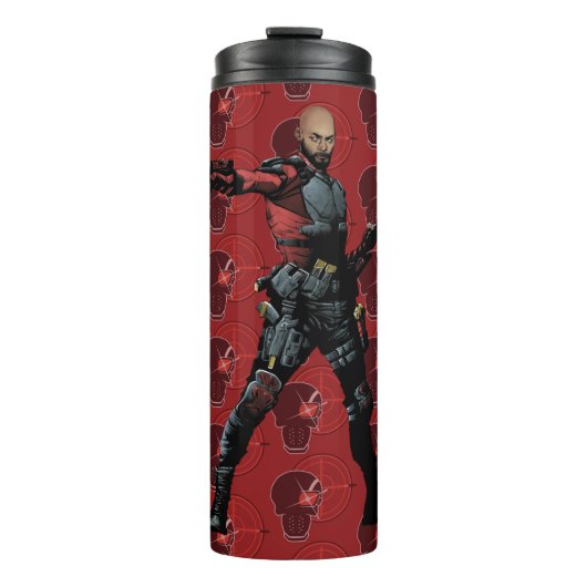 決死隊 |デッドショット漫画ブックアート タンブラー (正面)