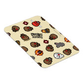 決死隊 |デッドショット絵文字のパターン マグネット (右側)