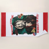 決死隊 |ハーレークインウィンキング ビーチタオル (正面)