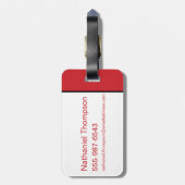 決死隊 |ハーレークインウィンキング ラゲッジタグ (裏面縦)