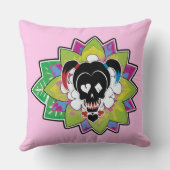 決死隊 |ハーレークインスカルタトゥーアート クッション (裏面)