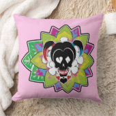 決死隊 |ハーレークインスカルタトゥーアート クッション (ブランケット)