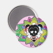 決死隊 |ハーレークインスカルタトゥーアート マグネット (正面/裏面)