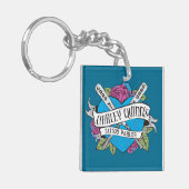 決死隊 |ハーレークインズタトゥーパーラーハート キーホルダー (正面左)