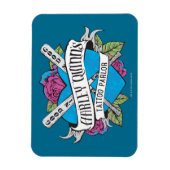 決死隊 |ハーレークインズタトゥーパーラーハート マグネット (縦)