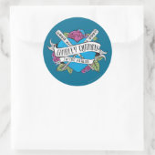 決死隊 |ハーレークインズタトゥーパーラーハート ラウンドシール (バッグ)