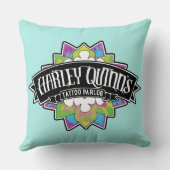 決死隊 |ハーレークインズタトゥーパーラーロータス クッション (裏面)