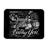 決死隊 |ハーレークインタイポグラフィ写真 マグネット (横)