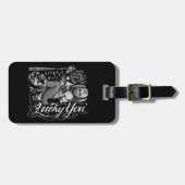 決死隊 |ハーレークインタイポグラフィ写真 ラゲッジタグ (正面横)