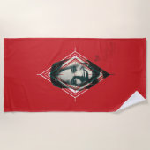 決死隊 |ハーレークインダイヤモンドターゲット ビーチタオル (正面)