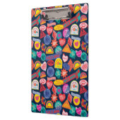 決死隊 |ハーレークインバッジパターン クリップボード (左)