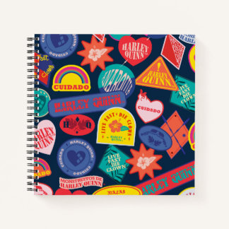 決死隊 |ハーレークインバッジパターン ノートブック