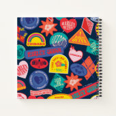 決死隊 |ハーレークインバッジパターン ノートブック (裏面)