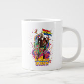 決死隊 |ハーレークインフラワーズ&レインボー ジャンボコーヒーマグカップ (右)