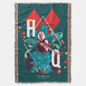 決死隊 |ハーレークインフローラ スローブランケット (正面縦)