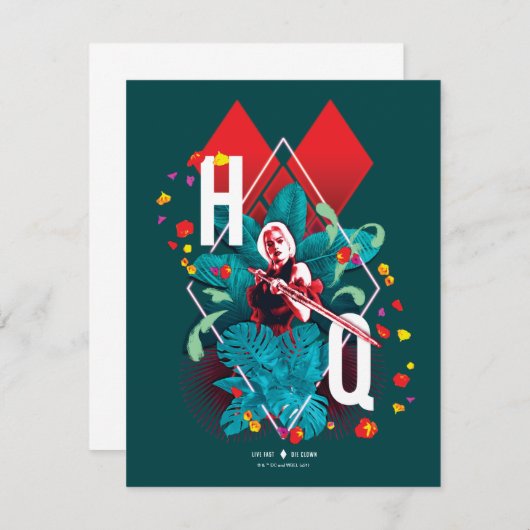 決死隊 |ハーレークインフローラ ノートカード (正面/裏面)