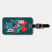 決死隊 |ハーレークインフローラ ラゲッジタグ (正面横)