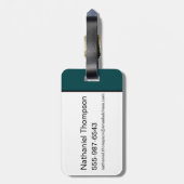 決死隊 |ハーレークインフローラ ラゲッジタグ (裏面縦)